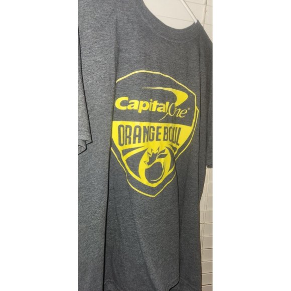 CAPITAL ONE ORANGE BOWL t shirt preowned XL - Picture 6 of 12